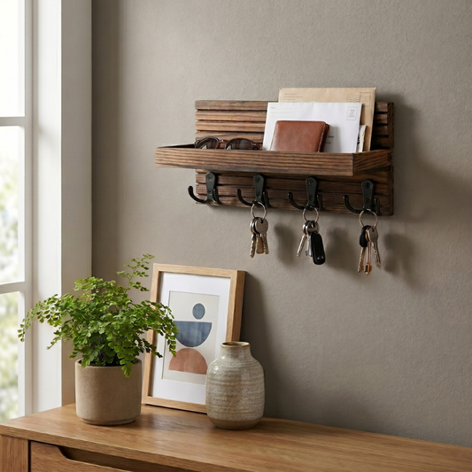 NeaterLiving™ Entryway Key & Mail Organizer