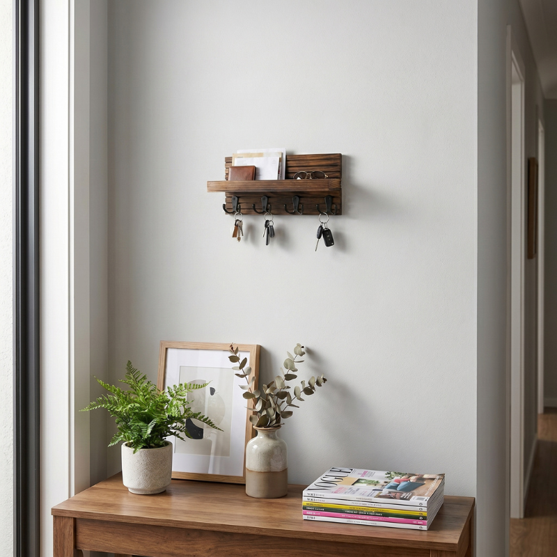 NeaterLiving™ Entryway Key & Mail Organizer