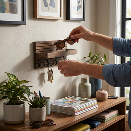 NeaterLiving™ Entryway Key & Mail Organizer